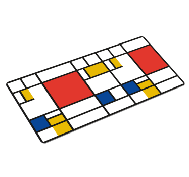 Originalna podloga za miša mondrian geometric art - TenStickers