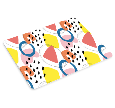 Podloga za miš obrasci apstraktni šareni oblici - TenStickers