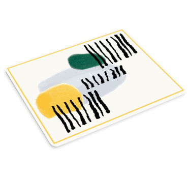 Podloga za miš obrasci apstraktni potezi kista - TenStickers