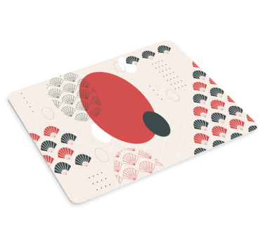 Podloga za miš obrasci apstraktni kružni elementi - TenStickers