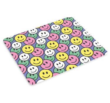 šareni pastelni smajlići originalna podloga za miša - TenStickers