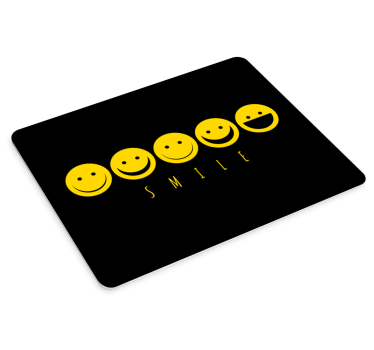 Podloga za miš citat kolekcija osmijeh emojija - TenStickers