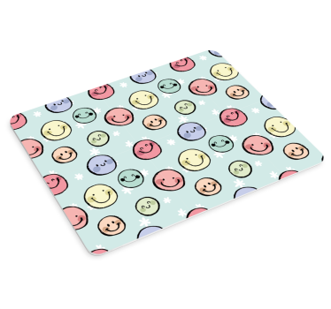 Podloga za miš obrasci veseli osmijeh lica - TenStickers