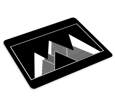 Podloga za miš obrasci apstraktni geometrijski vrhovi - TenStickers