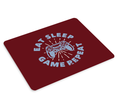 Gaming podloga za miš s citatom gamerskog života - TenStickers