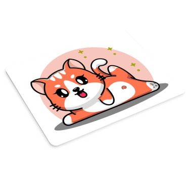 Podloga za miš anime razigrana mačka - TenStickers