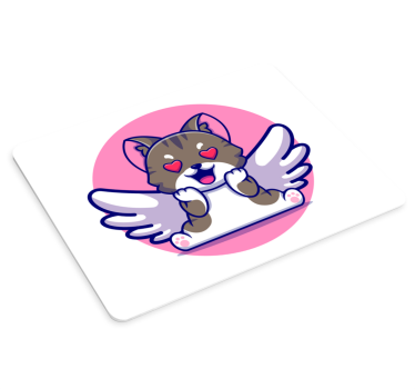 Podloga za miš anime slatka leteća mačka - TenStickers