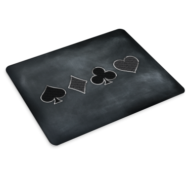 Gaming podloga za miš sa simbolima karata - TenStickers