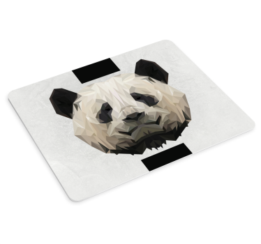 Geometrijska panda originalna podloga za miš - TenStickers