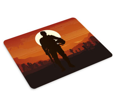 Gaming podloga za miš silhouette adventurer redux - TenStickers