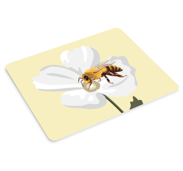 Podloga za miš izvornik pčela na cvijetu - TenStickers