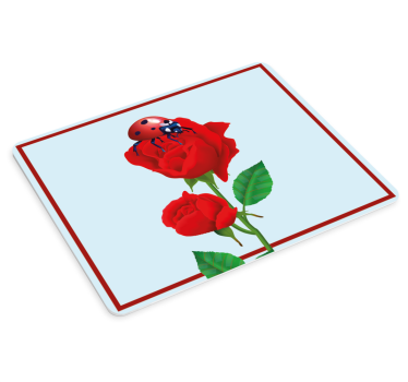 Podloga za miš izvornik bubamara na ružama - TenStickers