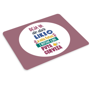 Podloga za miš citat zabavna društvena pozivnica - TenStickers