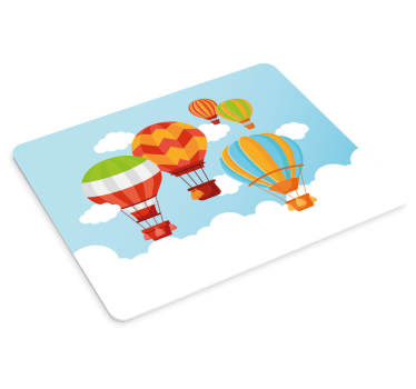 Podloga za miš obrasci šareni zmajevi u zraku - TenStickers
