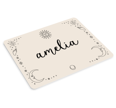 Podloga za miš s imenom s nebeskom personalizacijom - TenStickers