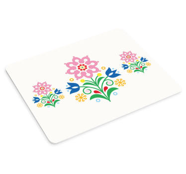 Podloga za miš obrasci botanička emblema kompozicija - TenStickers