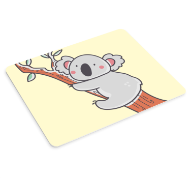 Penjanje nacrtana koala crtani originalni podloga za miš - TenStickers