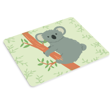 Podloga za miš izvornik veseli koala penjač - TenStickers