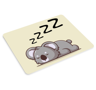 Uspavani crtani koala originalni podloga za miš - TenStickers