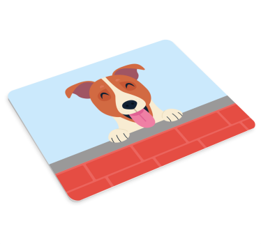 Podloga za miš izvornik igrački pas koji viri - TenStickers