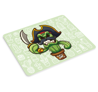 Podloga za miš izvornik piratski kaktus lik - TenStickers