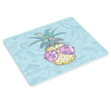 Podloga za miš izvornik ananas sa sunčanim naočalama - TenStickers
