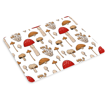 Podloga za miš izvornik s šarmantnim uzorkom gljiva - TenStickers