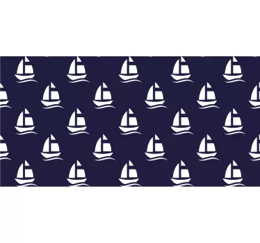 Podloga za miš obrasci jedrilica - TenStickers