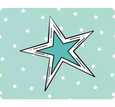 Moderna šarena zvijezda originalna podloga za miš - TenStickers