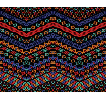 Podloga za miš obrasci u vibrantnom geometrijskom uzorku - TenStickers
