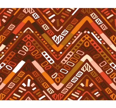 Podloga za miš obrasci geometrijski zigzag motiv - TenStickers