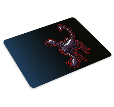 Gaming podloga za miš s odvažnom slikom škorpiona - TenStickers