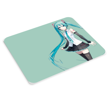 Plavokosa djevojka anime prostirka za miš - TenStickers