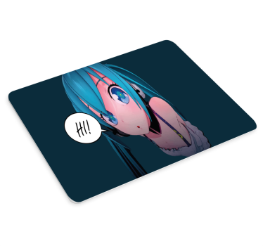 Podloga za miš anime anime likovi pozdravljaju - TenStickers