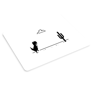 Gaming podloga za miš s dinosaurima i kaktusima - TenStickers