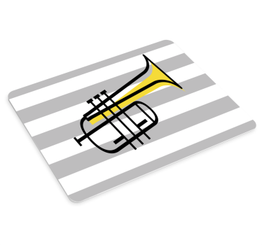 Podloga za miš izvornik elegantni brass instrument - TenStickers