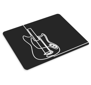 Gaming podloga za miš s modernim oblikom gitare - TenStickers