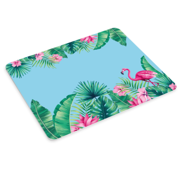 Podloga za miš izvornik tropski flamingo raj - TenStickers