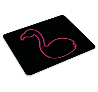 Podloga za miš izvornik neon flamingo silueta - TenStickers