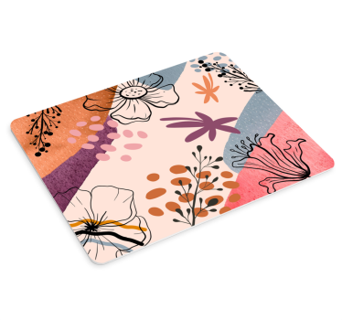 Podloga za miš obrasci floralni apstraktni naglasak - TenStickers