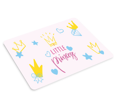 Podloga za miš s imenom s motivom šarmantne krune - TenStickers
