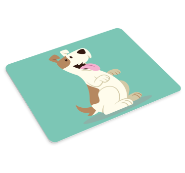 Crtani pas stoji originalna podloga za miša - TenStickers