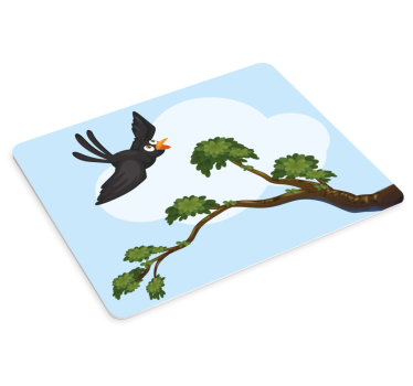 Podloga za miš izvornik ilustracija letaće ptice - TenStickers