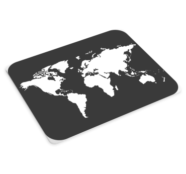 Podloga za miš karta svijeta stilizirana reprezentacija - TenStickers