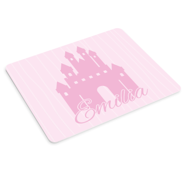 Podloga za miš s imenom dvorac s imenom - TenStickers
