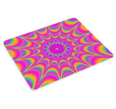Podloga za miš obrasci vibrantni spiralni kolor eksplozija - TenStickers