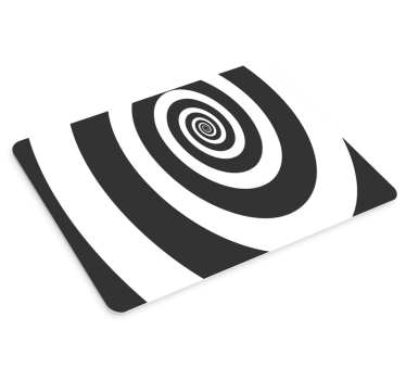 Podloga za miš obrasci spiralna optička iluzija - TenStickers