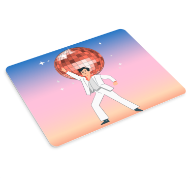 Gaming podloga za miš disco ball dance - TenStickers