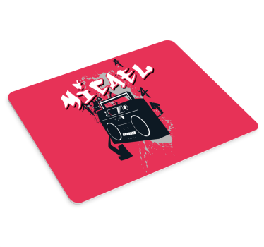 Gaming podloga za miš s grafikom retro boomboxa - TenStickers