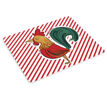 Podloga za miš izvornik s dizajnom šarenog pijetla - TenStickers